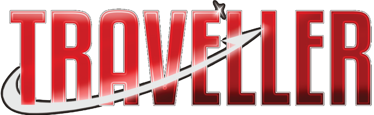 File - Pic2854499 - Traveller Rpg Logo Png (1200x370), Png Download