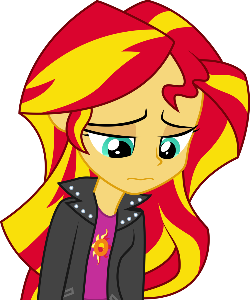Owlisun, Equestria Girls, Rainbow Rocks, Sad, Safe, - Sunset Shimmer Equestria Girl Sad (853x1024), Png Download