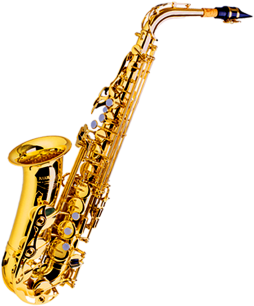 Svg Library Stock Saxophone Musical Instrument Golden - Saxophone (1000x1000), Png Download