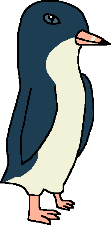 Little Blue Penguin - Wiki (379x738), Png Download