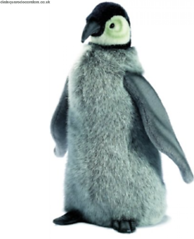 Hansa Emperor Penguin Chick Stuffed Plush Animal, Large (800x785), Png Download