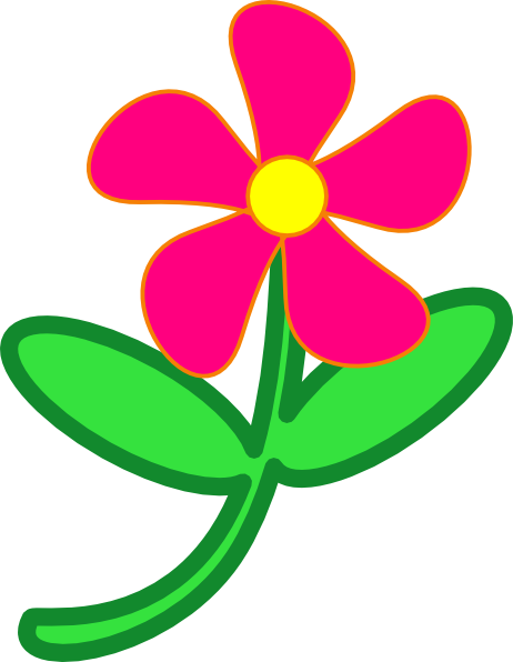 Small - Flower Clip Art (462x596), Png Download