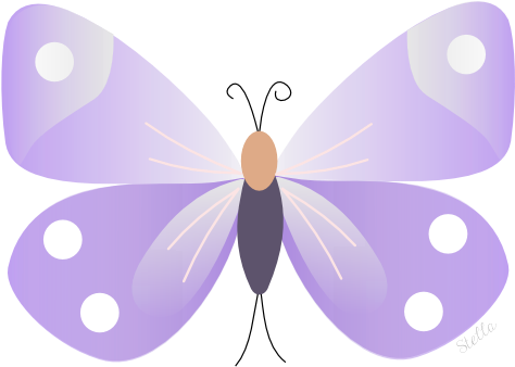 Você Pode Gostar Também, Destas Pngs - Borboleta Lilás (524x424), Png Download