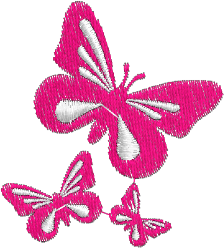 Pink Butterfly Vinyl Stickers Decals,car,window,van (800x800), Png Download