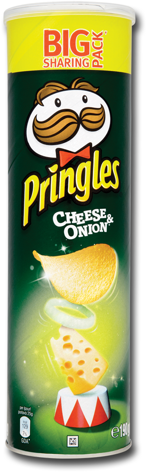 Cheese And Onion Pringles Png (1000x1000), Png Download