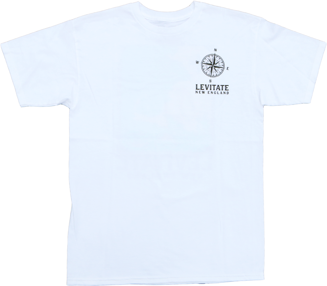 Nautical Compass Tee- White - Active Shirt (1050x1050), Png Download