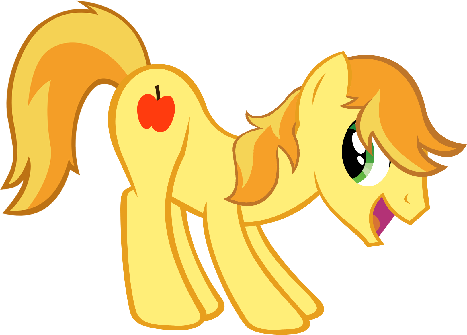 Not Knowing About - Braeburn My Little Pony (1721x1229), Png Download