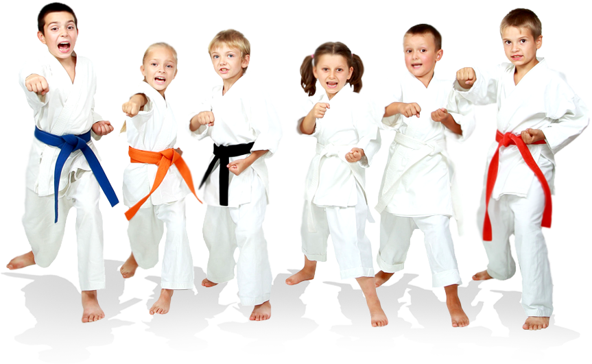 Karate Kids Png (873x554), Png Download