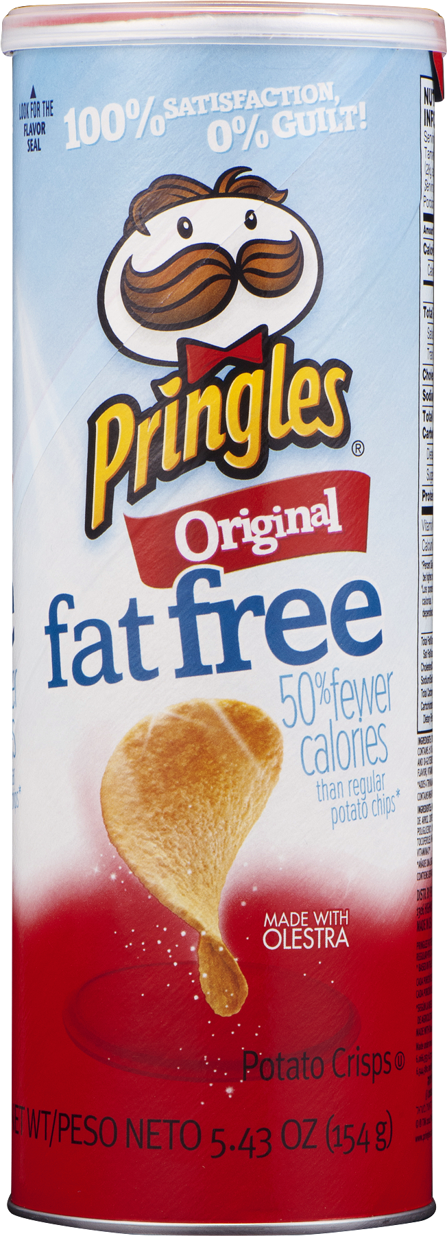 Pringles Fat Free Original Super Stack (1800x1800), Png Download