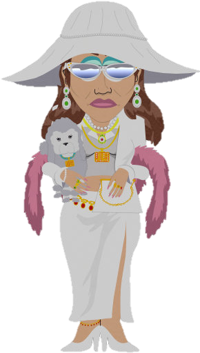 Jennifer Lopez South Park (290x540), Png Download