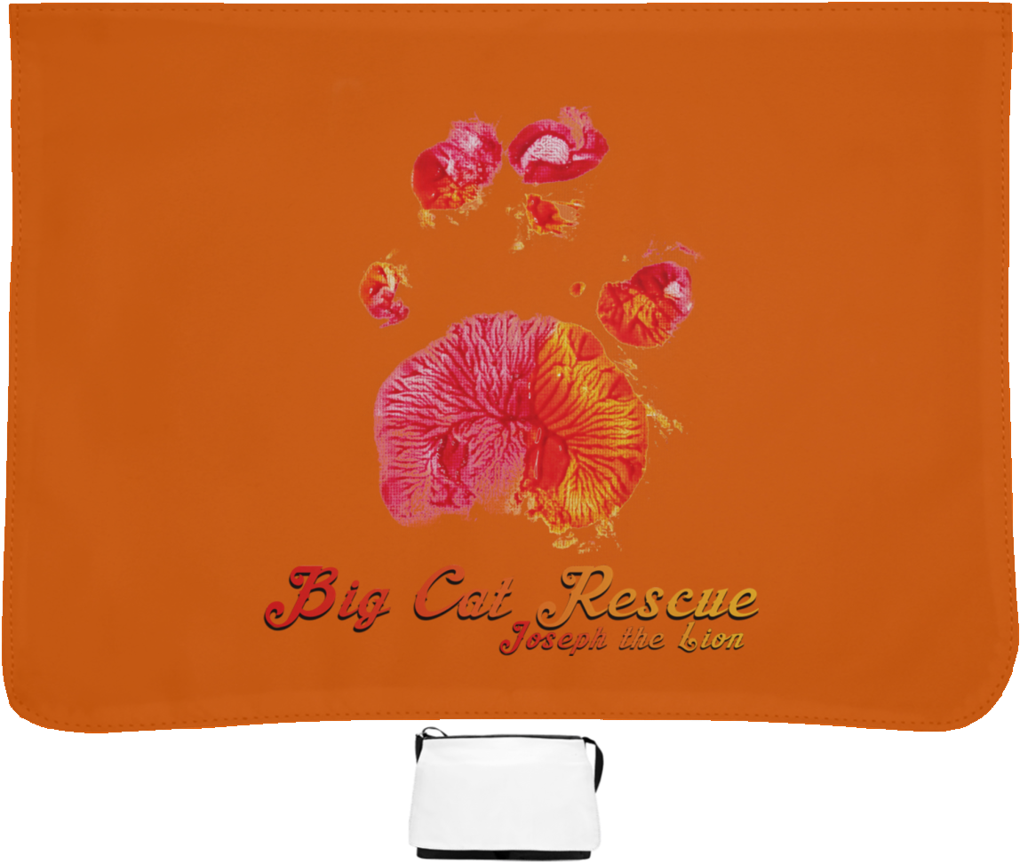 Joseph The Lion Paw Print Sb220 Large Shoulder Bag - Hibiscus (1155x1155), Png Download