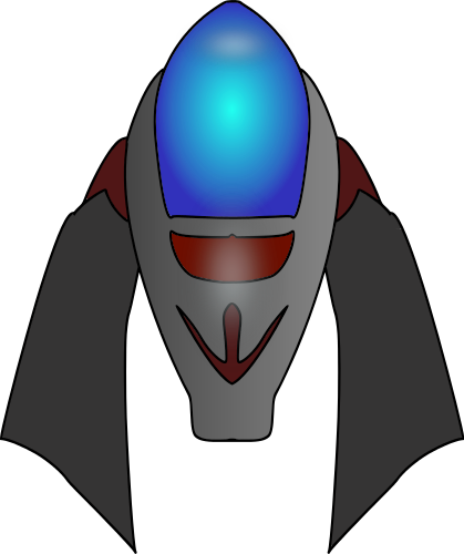 Spaceship Free To Use Clipart - Png Space Craft (419x500), Png Download