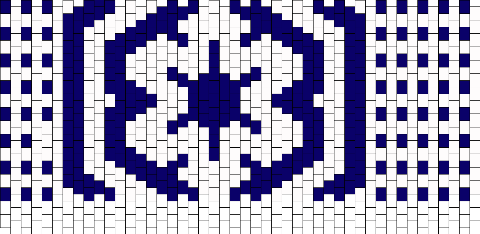 Karate Kid Headband Kandi Pattern - Bruges (966x472), Png Download