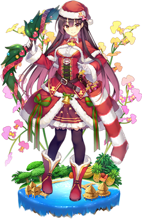Ionocidium - Flower Knight Girl Ionocidium (329x467), Png Download