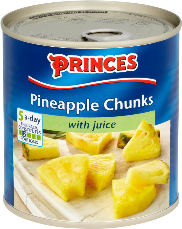 Our Delicious Products - Princes Pineapple Chunks In Juice (432g) (914x914), Png Download
