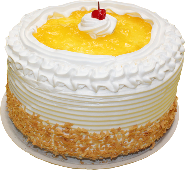 Pineapple - Buttercream (639x589), Png Download