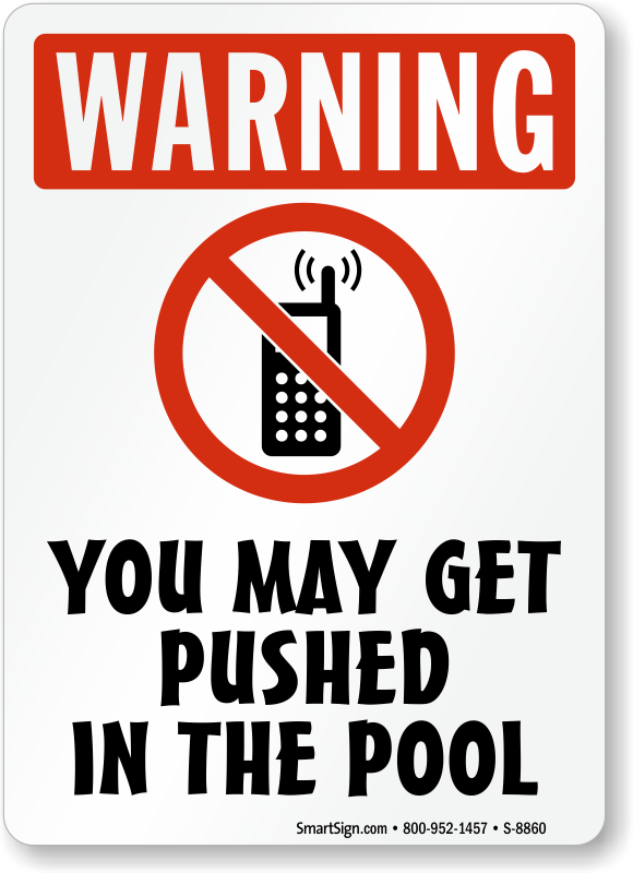 You May Get Pushed In The Pool Sign - Theatre Nerd (580x800), Png Download