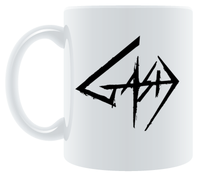 Black On White - Coffee Cup (394x394), Png Download