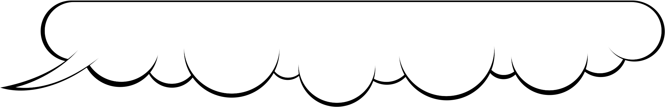 This Free Icons Png Design Of Speech Balloon (2400x484), Png Download