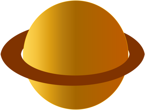 Planet Rings Saturn Solar System Space Yellow - Saturn (530x750), Png Download