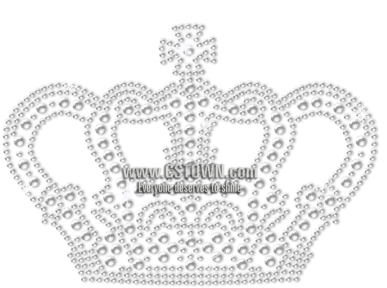 Vintage Crystal Crown Bling Bling Transfer Design For - Headpiece (450x450), Png Download
