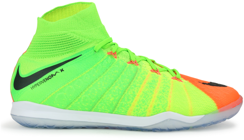 Nike Men's Hypervenomx Proximo Ii Dynamic Fit Indoor - Soccer Indoor Shoes Orange (500x391), Png Download
