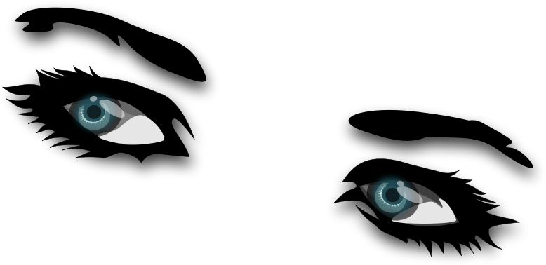 Great Gatsby Eyes Png (800x394), Png Download