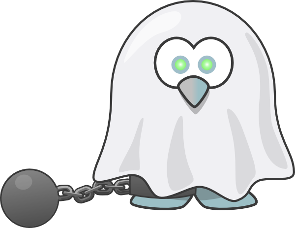 Original Png Clip Art File Shackled Ghost Svg Images (600x463), Png Download