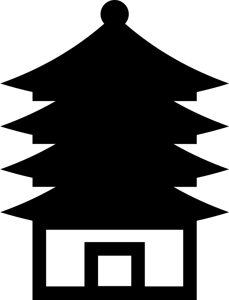 Pagoda Comments - Icon (749x980), Png Download