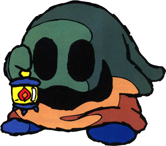 Smw2 Lantern Ghost - Yoshi's Island (580x508), Png Download