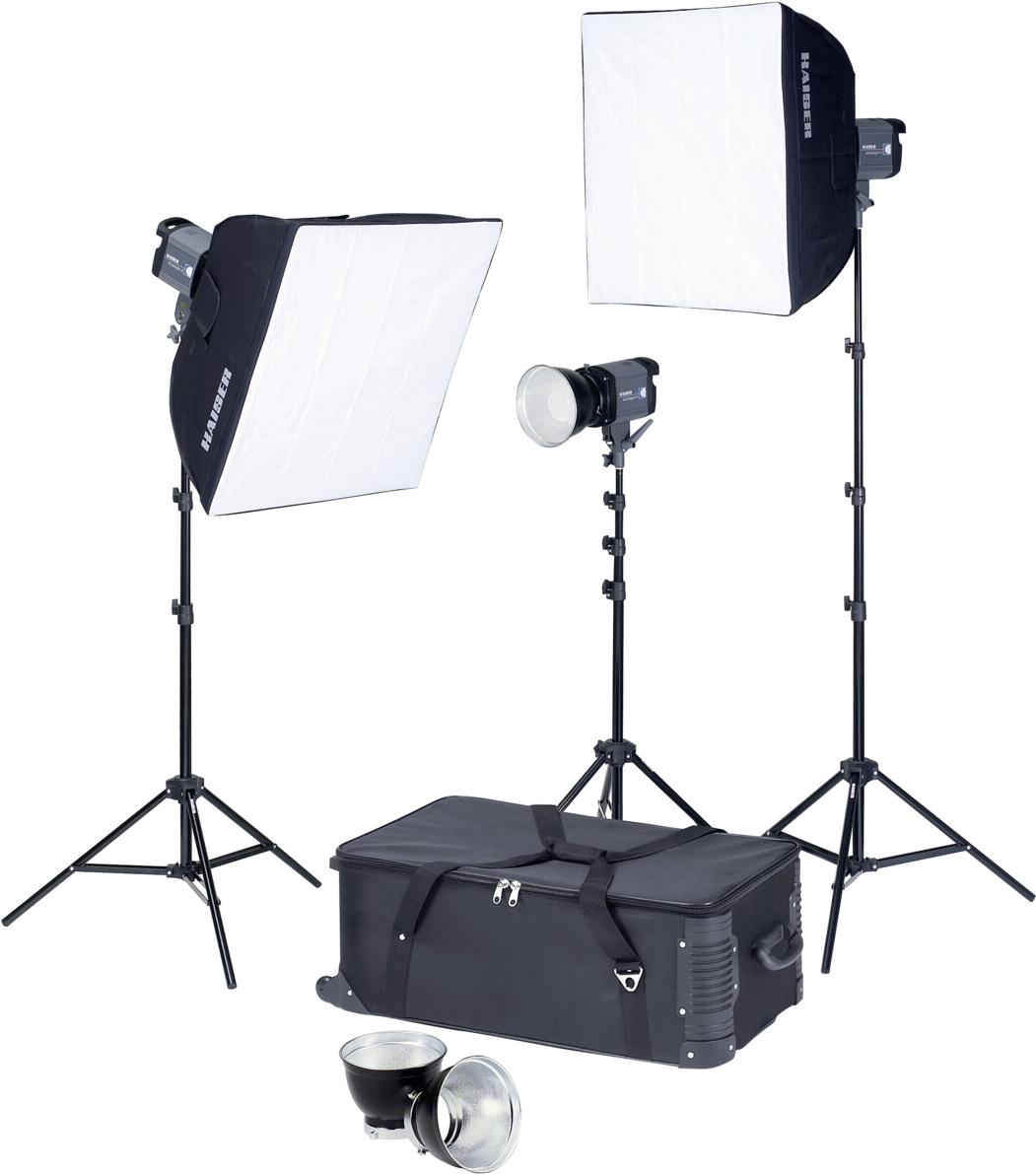 Kaiser Studiolight H Trio - Continuous Light Kit - (1075x1200), Png Download