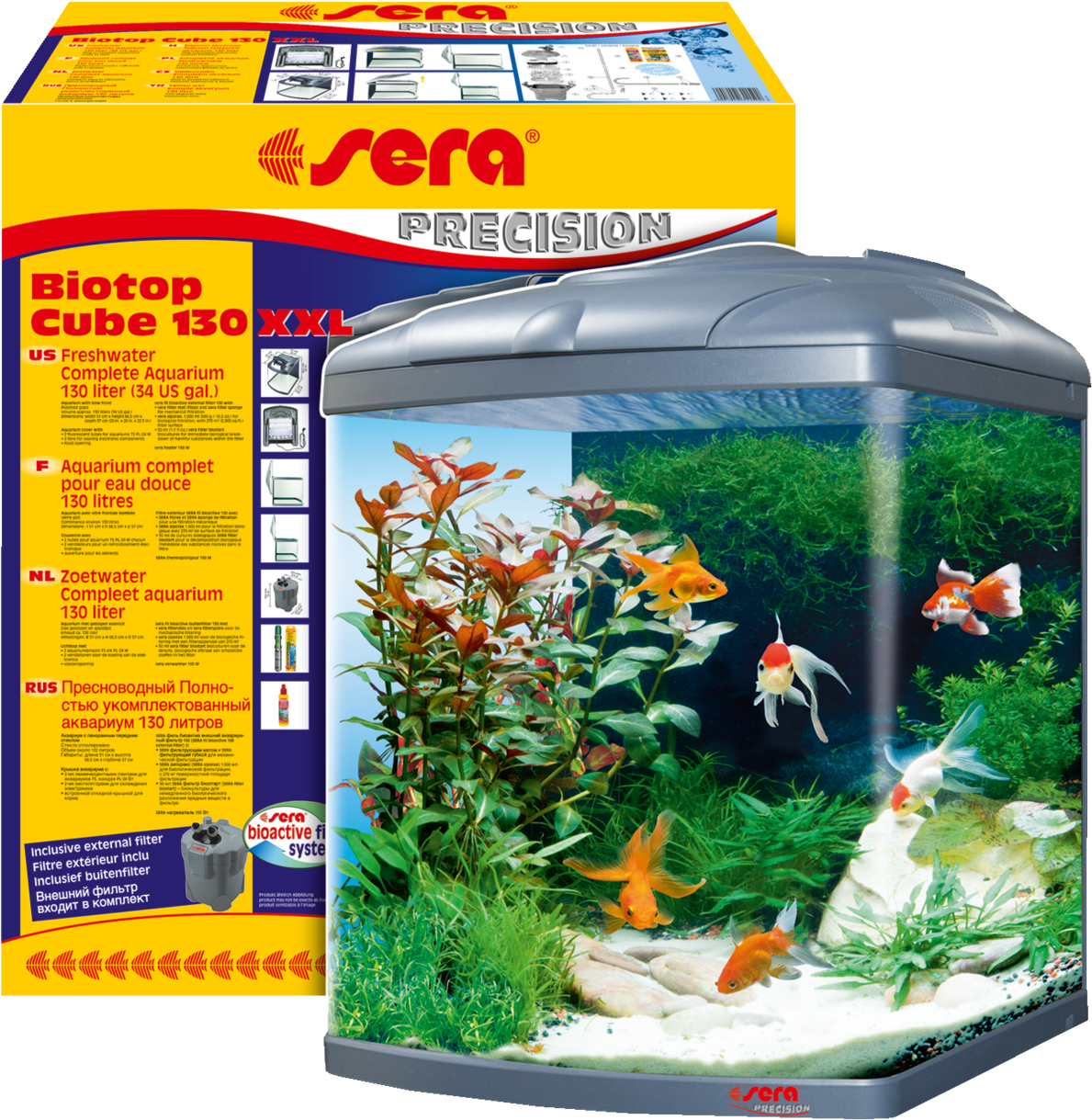 31150 Int Sera Biotop Cube 130 Xxl - Sera Biotop Cube 130 Xxl (1250x1280), Png Download