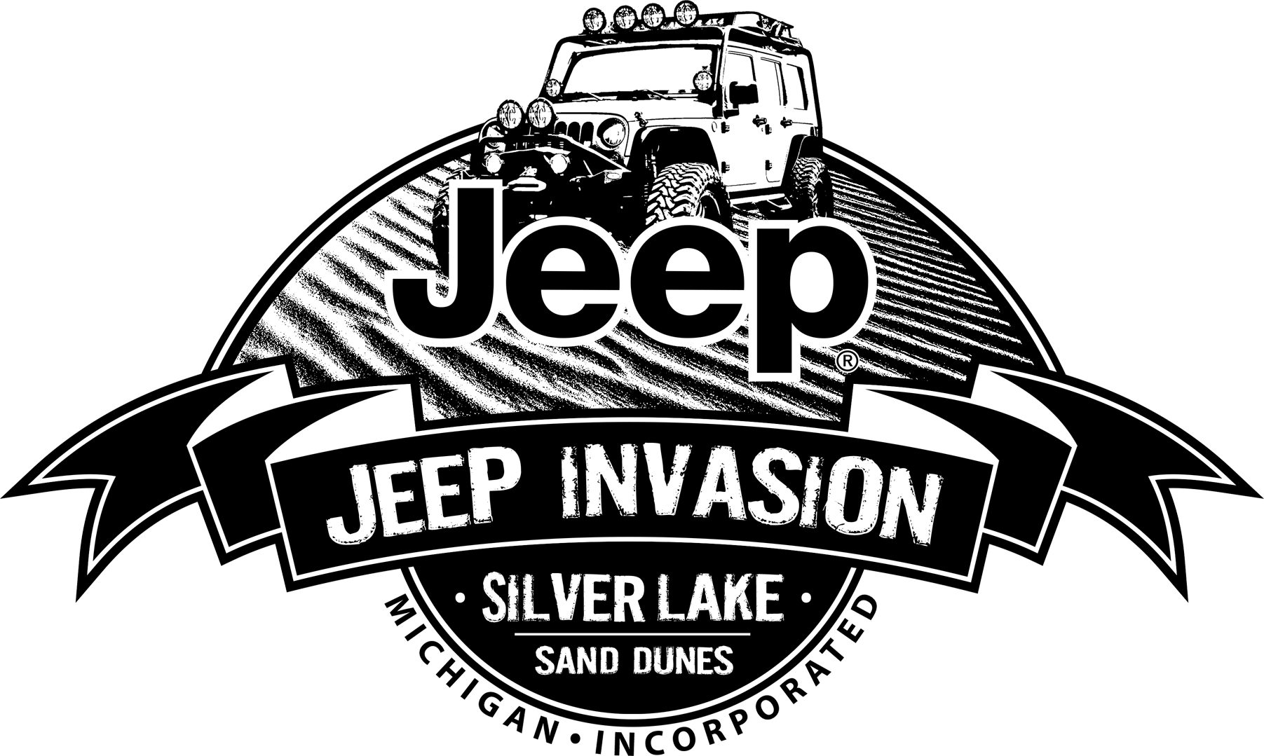 Slsdjeepinvasionlogo High Small - 2017 Jeep Invasion (1803x1079), Png Download
