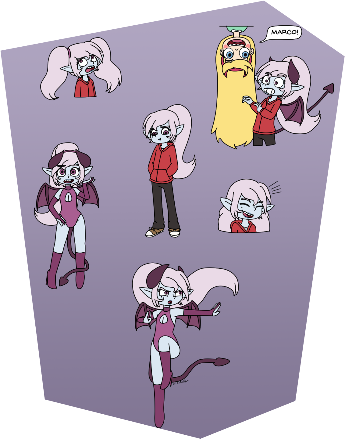 Some More Incubus Marco Doodles - Demon (1280x1557), Png Download