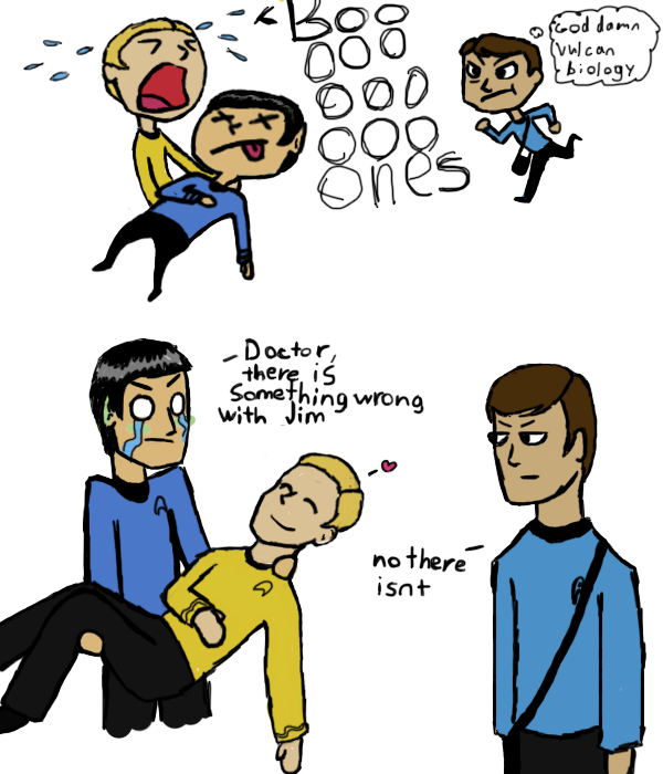 Star Trek Doodles - Star Trek (600x700), Png Download
