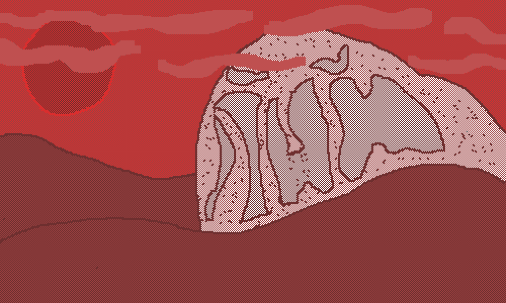 Sand Dunes - Illustration (1000x600), Png Download