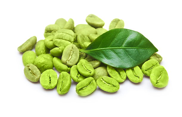 Raspberry Ketones - Green Coffee Bean Png (611x395), Png Download