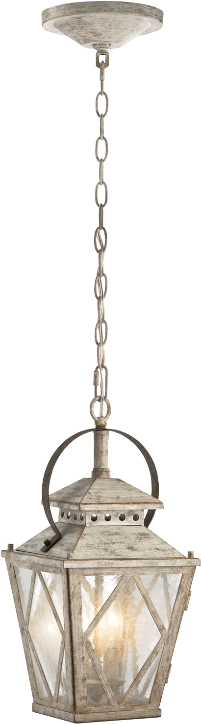 Kic 43258daw 2x60c Foyer Hall Pendant Distressed Antique - Antique White Pendant Lights (1500x1500), Png Download