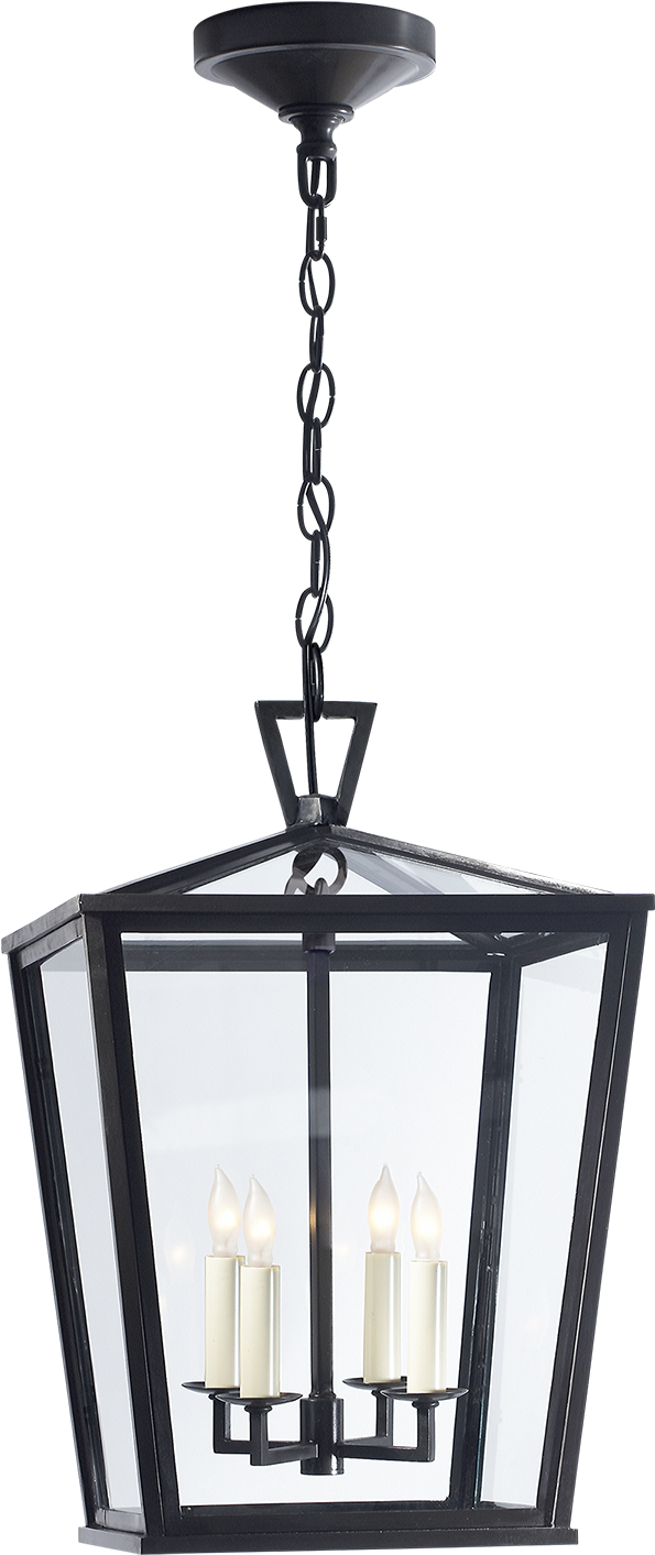 E. F. Chapman Darlana Medium Outdoor Hanging Lantern (398x597), Png Download