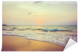 Beautiful Sunset On The Tropical Beach And Sea Landscape - Sea (400x400), Png Download