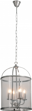 Hanging Lamp 5972st - Steinhauer Pimpernel Hanging Light Stainless Steel, (380x380), Png Download