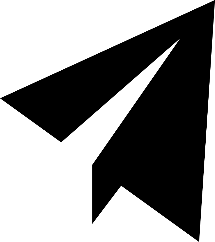 Paper Airplane Flying - Symbole Avion En Papier (872x980), Png Download