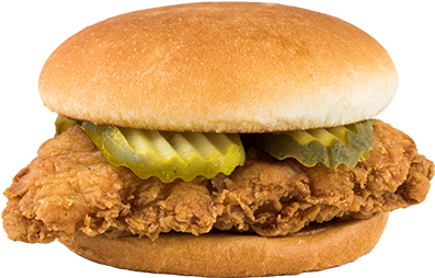 Crispy Chicken Sandwich - Freddy's Crispy Chicken Sandwich (480x300), Png Download