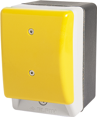 Palm Switch Yellow Mushroom Button Momentary With Enclosure - Computer Speaker (500x400), Png Download