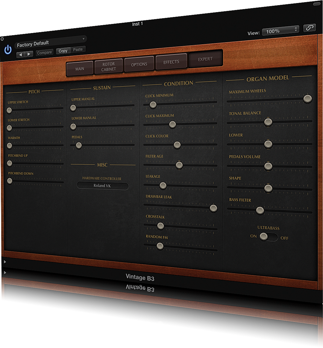 Logic Pro X's Vintage B3 Faithfully Captures The Classic - Logic Hammond (1066x1148), Png Download