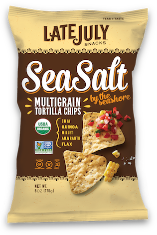 Late July Multigrain Sea Salt Tortilla Chips - Late July Sea Salt Multigrain Tortilla Chips (315x494), Png Download