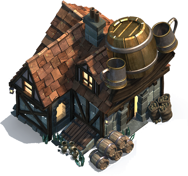 Building Size, Mana Gained When Destroyed - House (730x730), Png Download