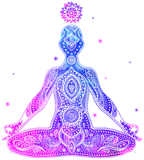 Om Chakras - Adult Coloring Book: Stress Relieving Designs (600x665), Png Download