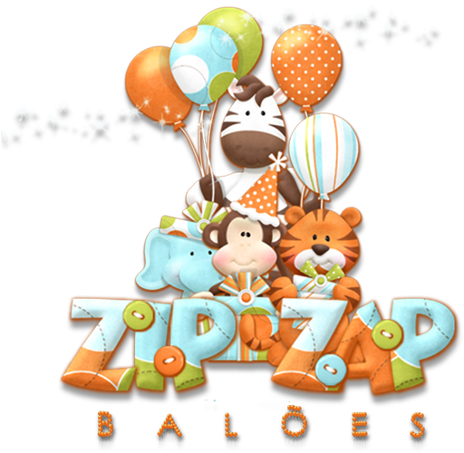 Zip Zap Baloes Decoracao Com Baloes Goiania - Cartoon (626x567), Png Download