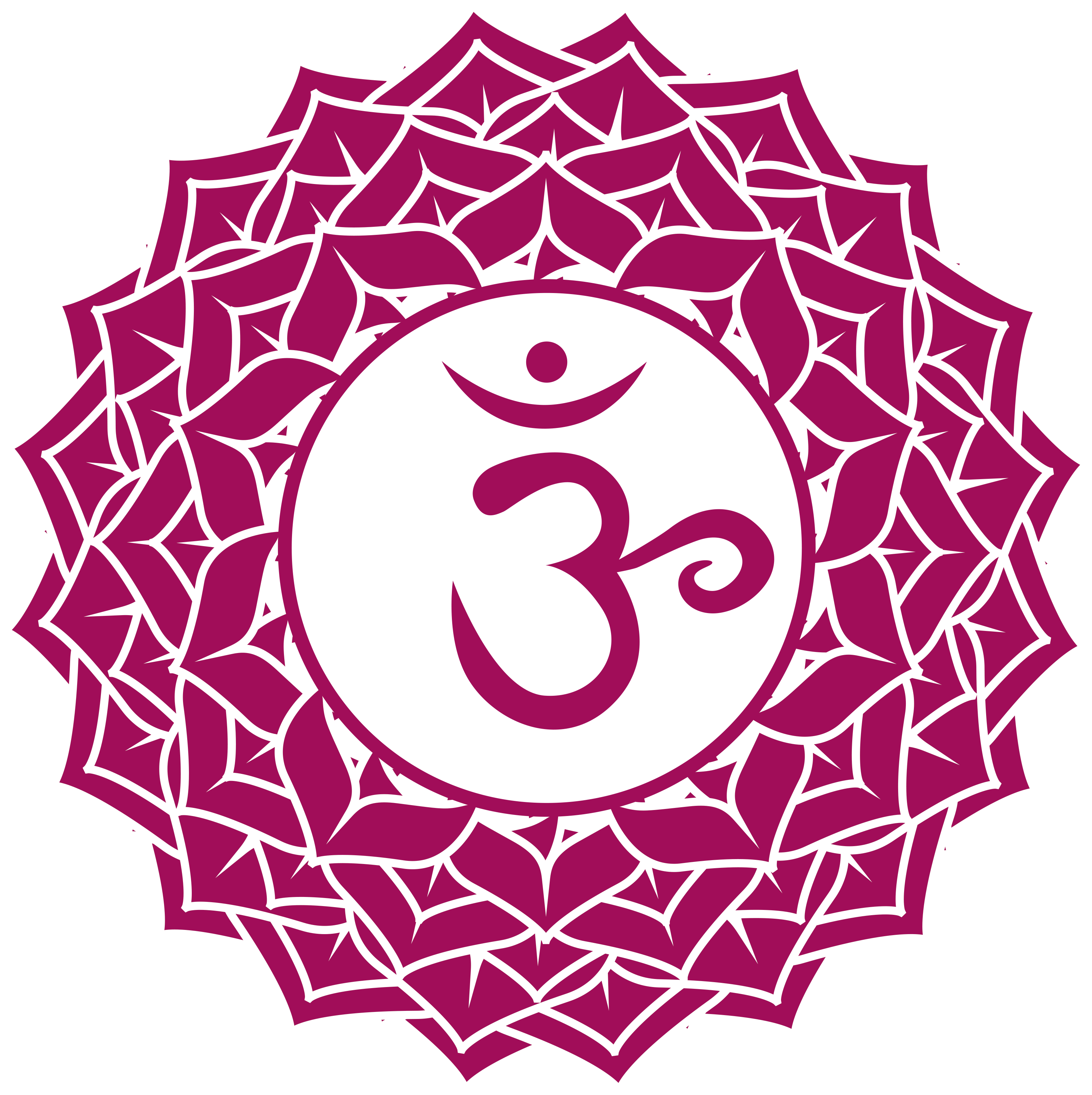The Crown Of Consciousness - Chakra Symbol (3115x3124), Png Download